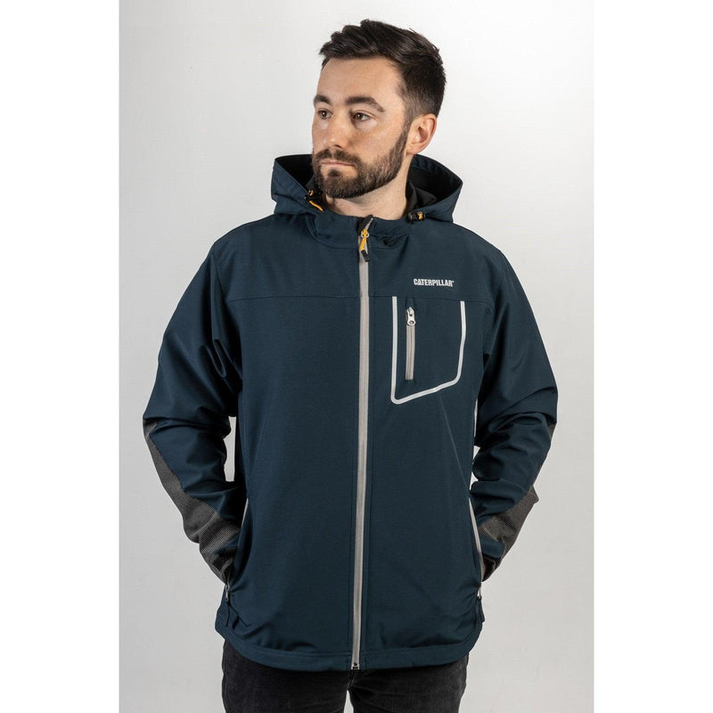 Jaqueta Soft Shell com Capuz Capstone - Marinho