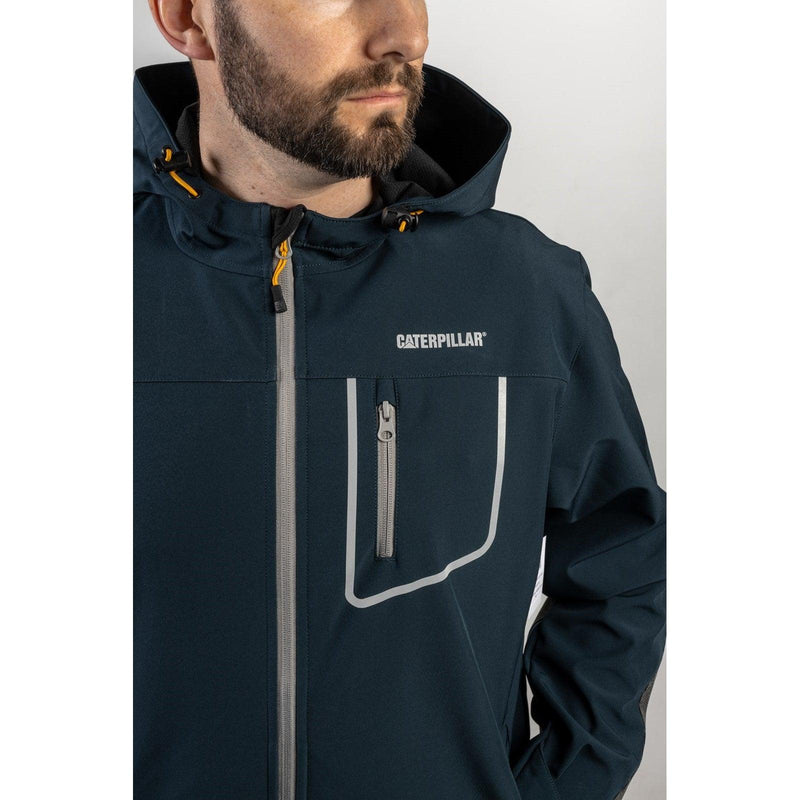 Jaqueta Soft Shell com Capuz Capstone - Marinho