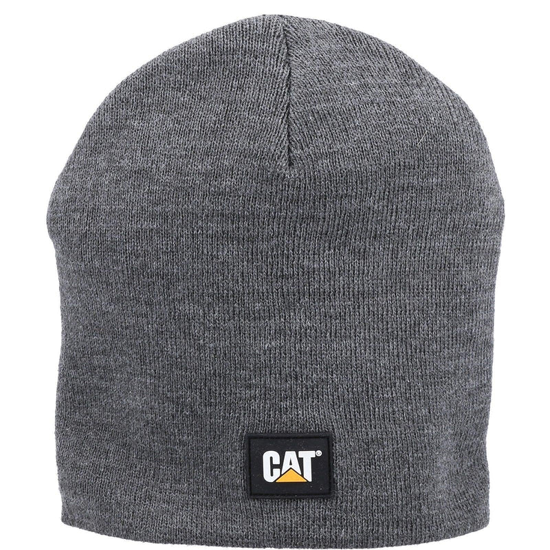 Gorro de Tricô com Logo Cinza Escuro