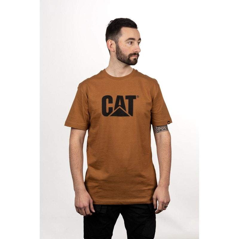 Camiseta com Logo da Marca Marrom