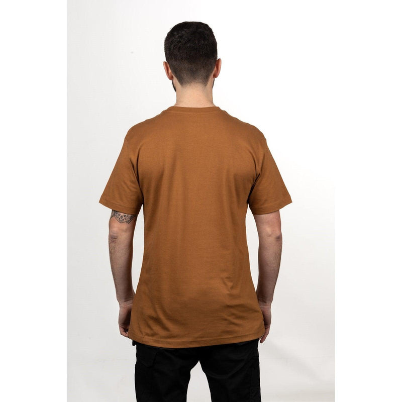 Camiseta com Logo da Marca Marrom