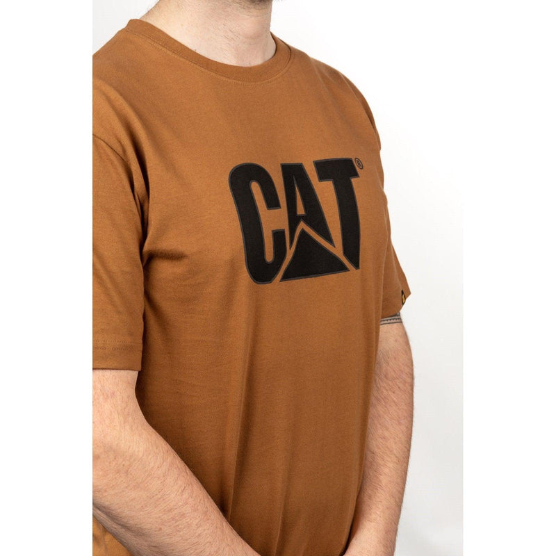 Camiseta com Logo da Marca Marrom