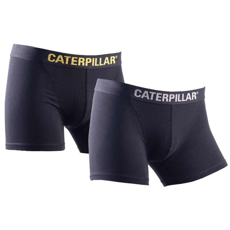 Pague 1 Leve 2 - Pacote de 2 Cuecas Boxer Preto/Amarelo/Carvão CAT