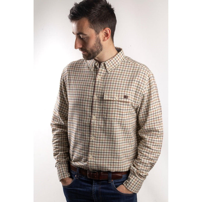 Camisa Tattersall com Botão Multicolorida