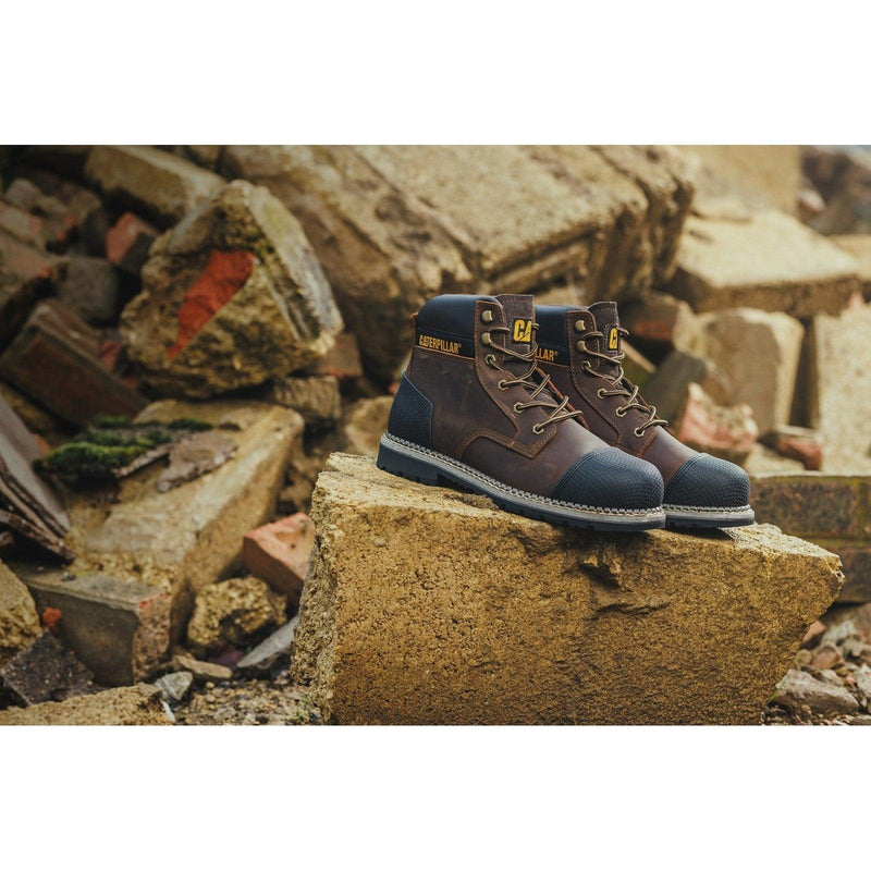 Bota de Segurança Powerplant S3 Marrom