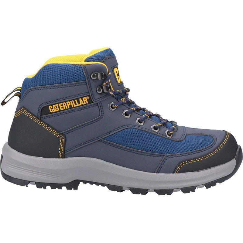 Sapato Safety Hiker Caterpillar Cano Alto Azul Marinho