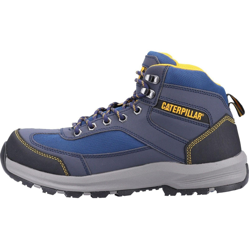 Sapato Safety Hiker Caterpillar Cano Alto Azul Marinho