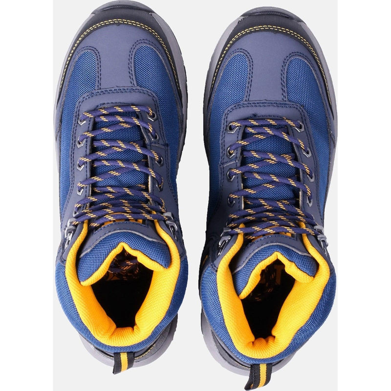 Sapato Safety Hiker Caterpillar Cano Alto Azul Marinho
