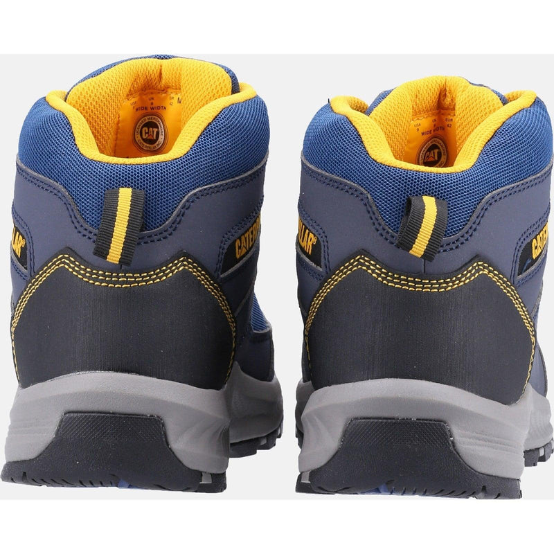 Sapato Safety Hiker Caterpillar Cano Alto Azul Marinho