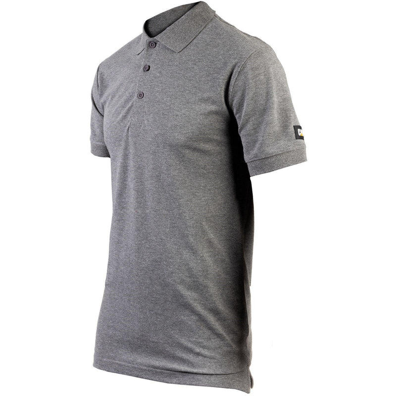Camisa Polo Essentials Cinza Mescla Escuro
