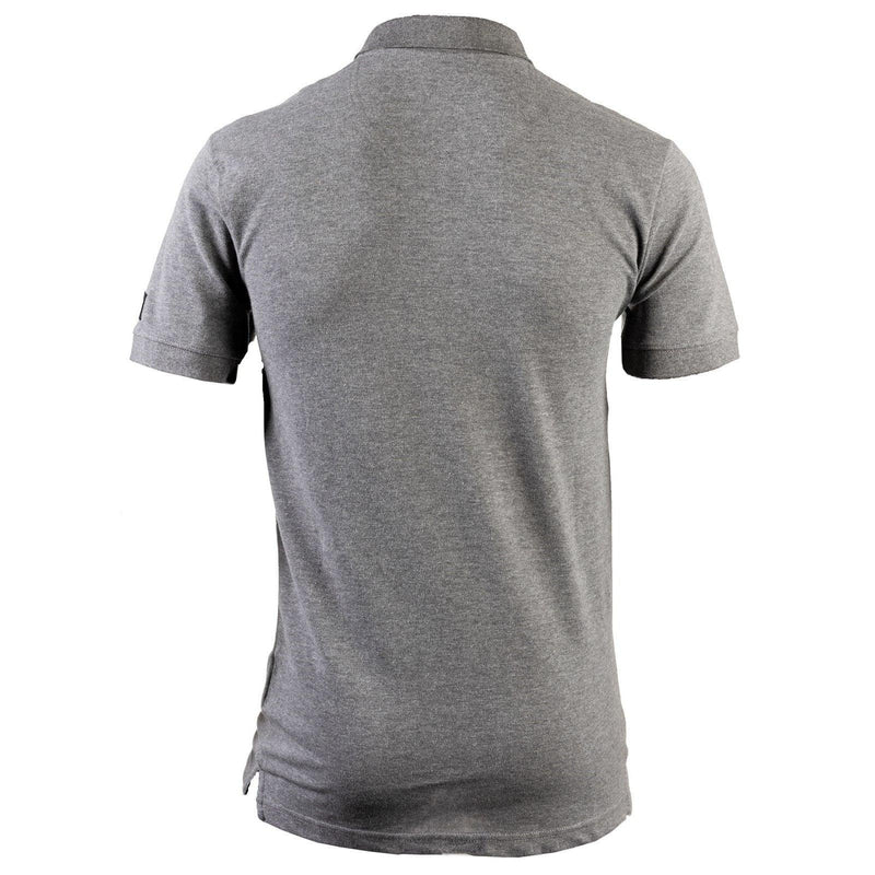Camisa Polo Essentials Cinza Mescla Escuro