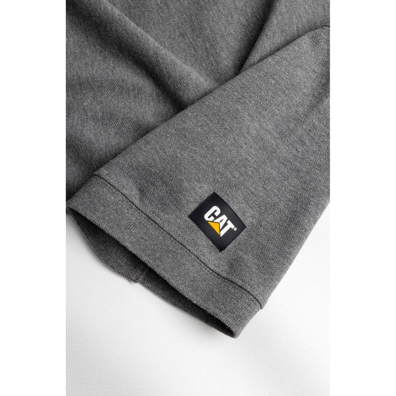 Camisa Polo Essentials Cinza Mescla Escuro