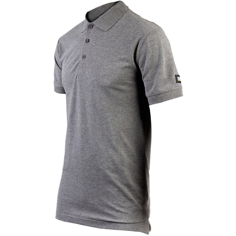 Camisa Polo Essentials Cinza Mescla Escuro