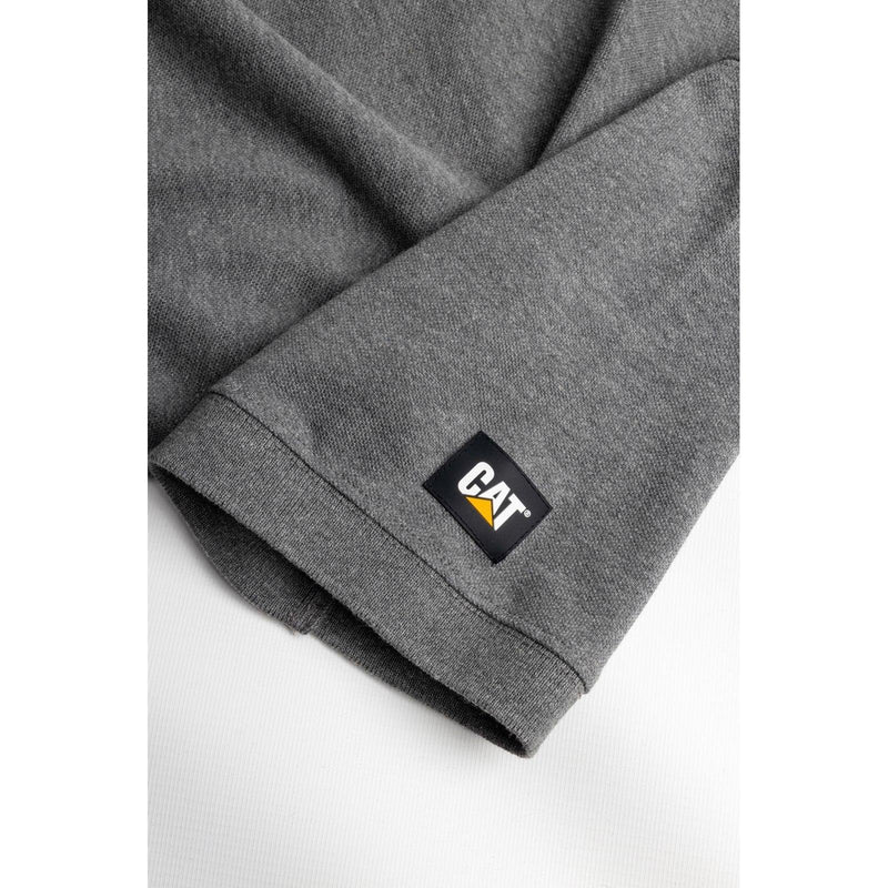 Camisa Polo Essentials Cinza Mescla Escuro