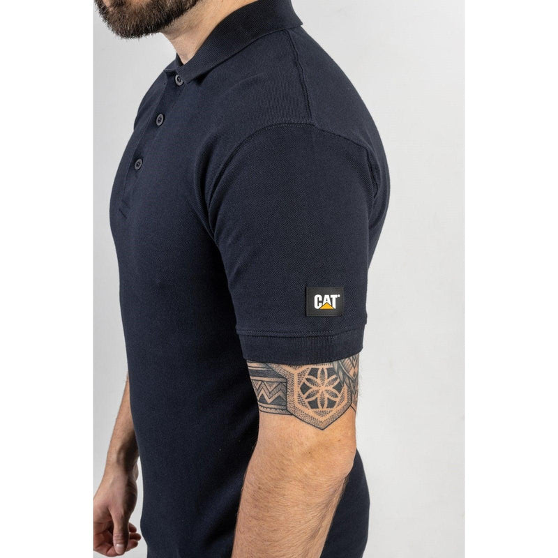 Camisa Polo Essentials Azul Marinho