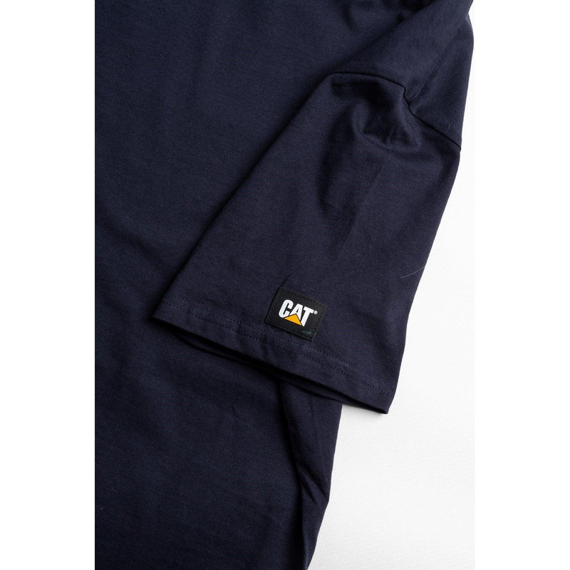 Camiseta Essentials de Manga Curta Azul Marinho