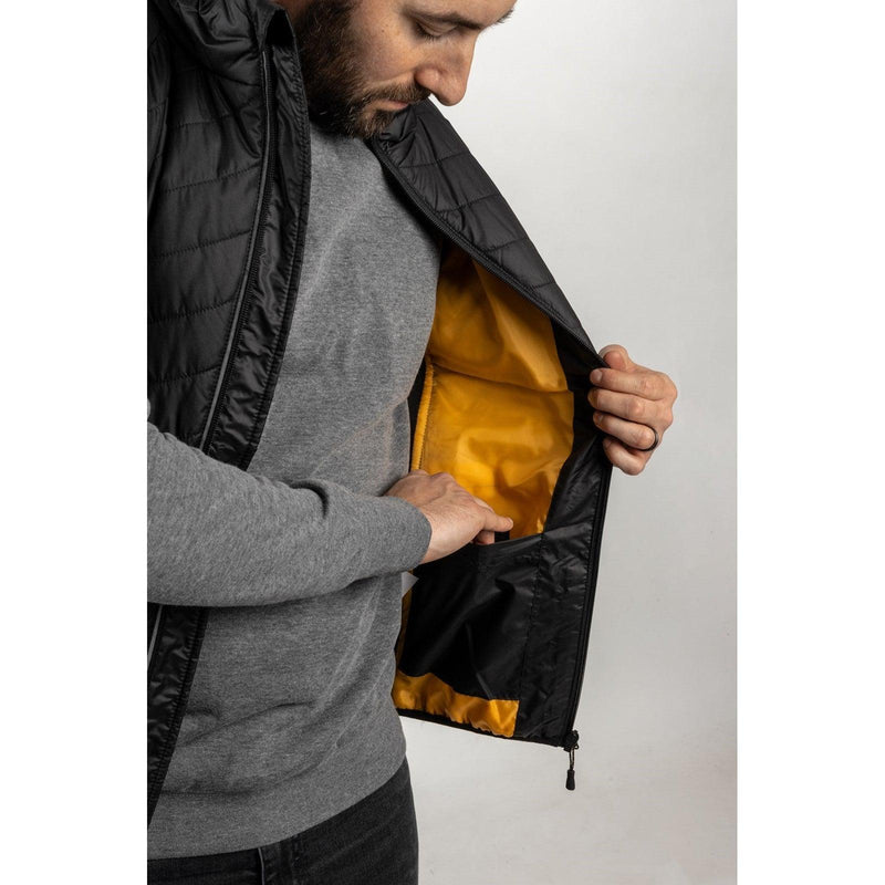 Colete Inverno Trades Preto/Amarelo