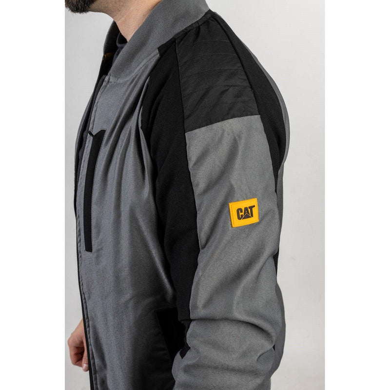 Jaqueta Bomber Trades Sombra Escura-Preta