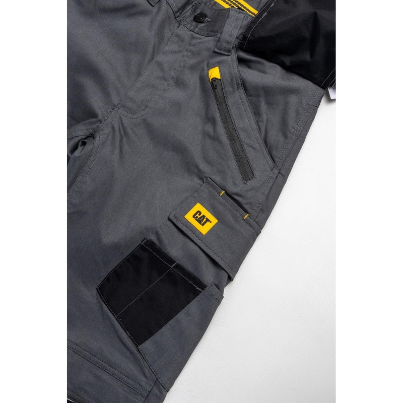 Calça com Bolsos Stretch Cinza