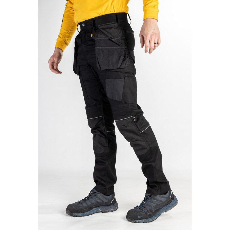 Calça com Bolsos Stretch Preta