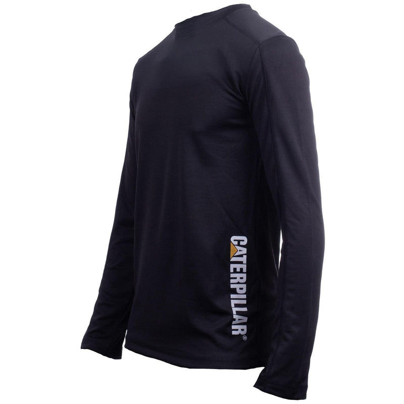 Camiseta de Manga Longa Coolmax Preta