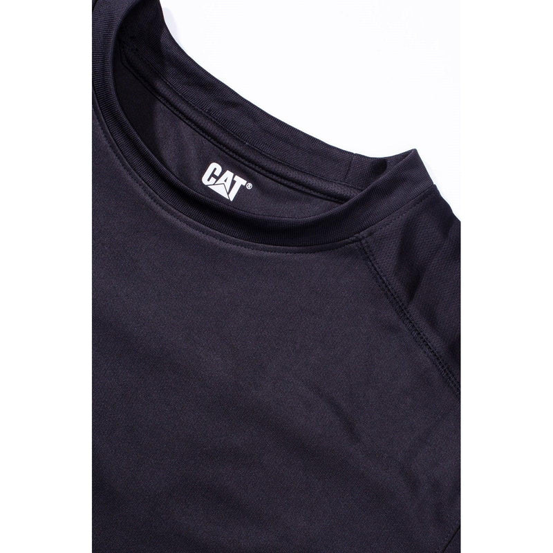 Camiseta de Manga Longa Coolmax Preta