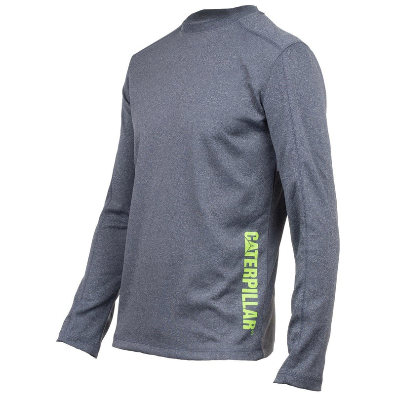 Camiseta de Manga Longa Coolmax Cinza