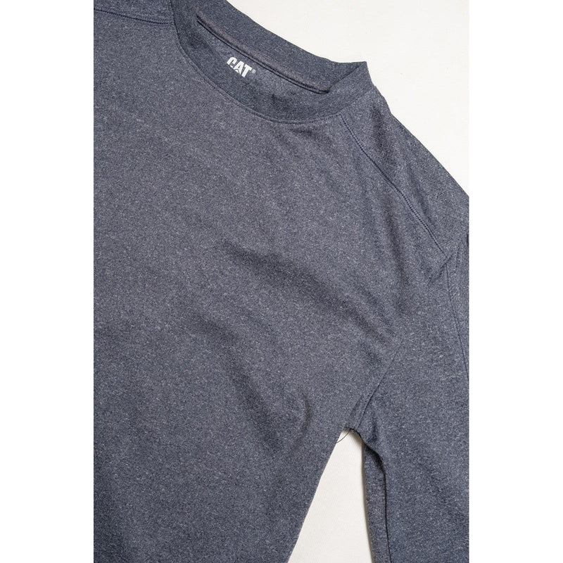 Camiseta de Manga Longa Coolmax Cinza