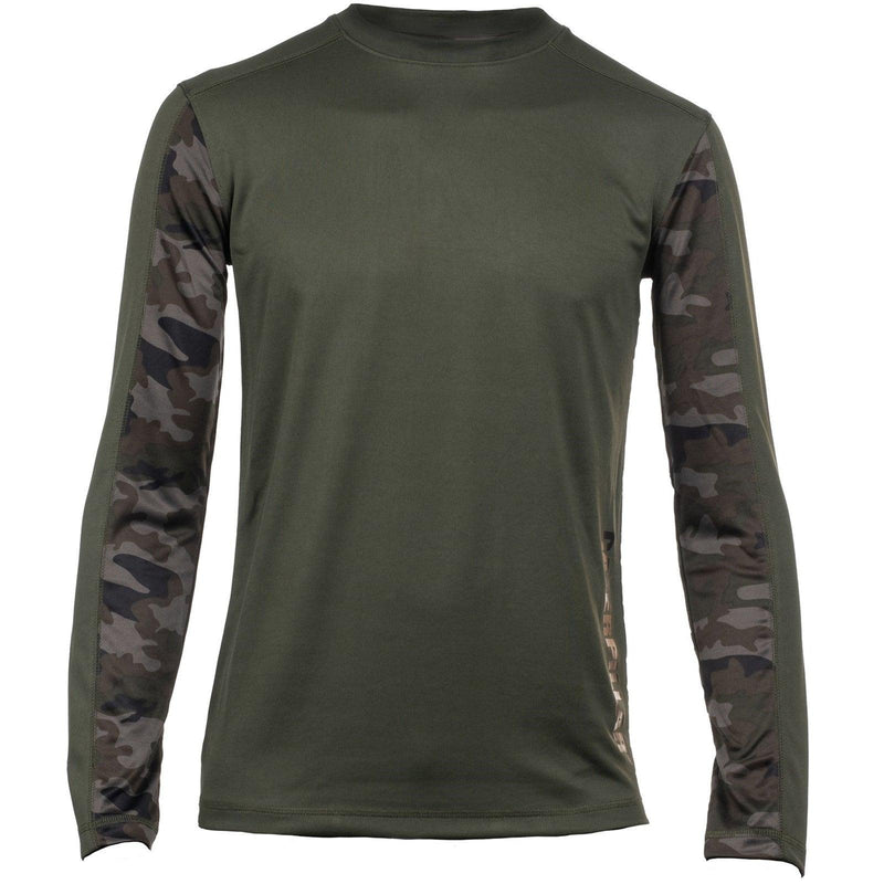 Camiseta de Manga Longa Coolmax Camuflada