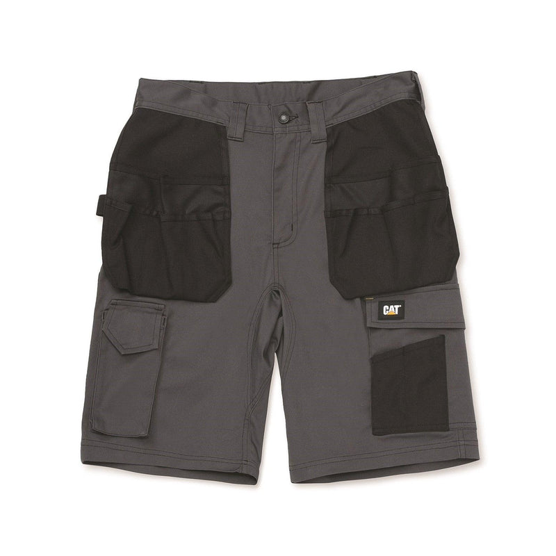 Shorts de Bolso Essenciais com Stretch  Cinza Escuro