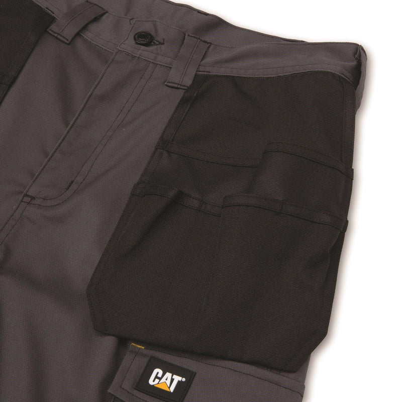 Shorts de Bolso Essenciais com Stretch  Cinza Escuro