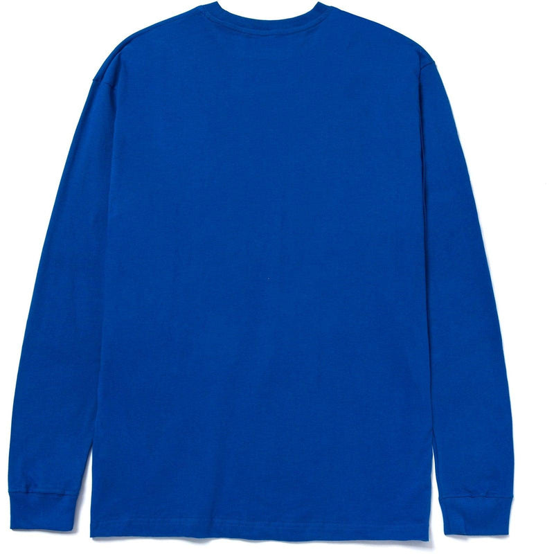 Camiseta de Manga Longa com Logo Trademark Azul
