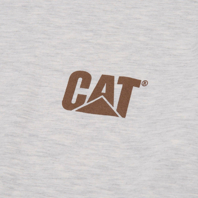Camiseta de Manga Longa com Banner de Marca - Branca