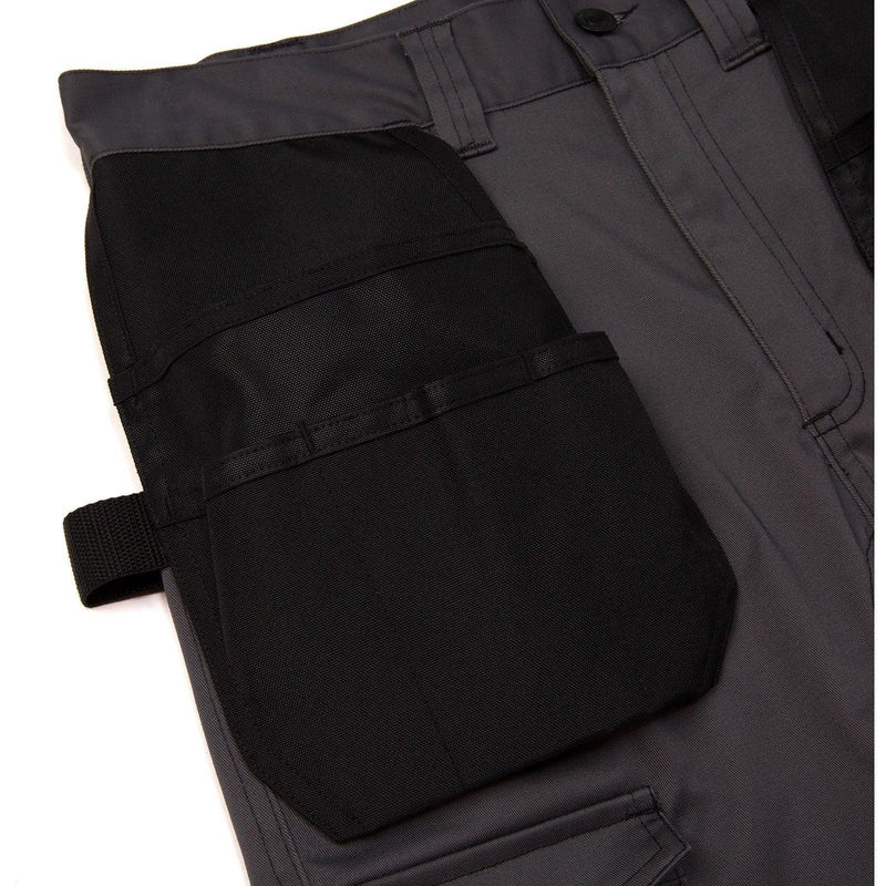 Shorts de Bolso Essencial Stretch Cinza Escuro