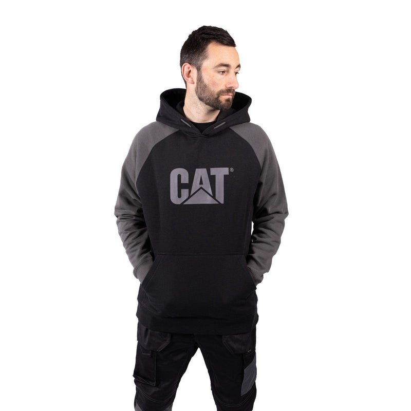 Moletom com Capuz Raglan Preto
