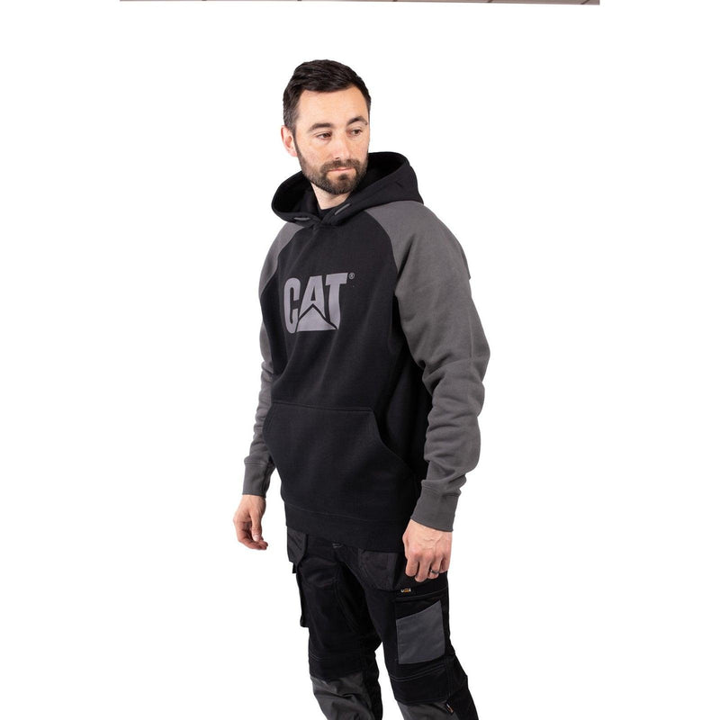 Moletom com Capuz Raglan Preto