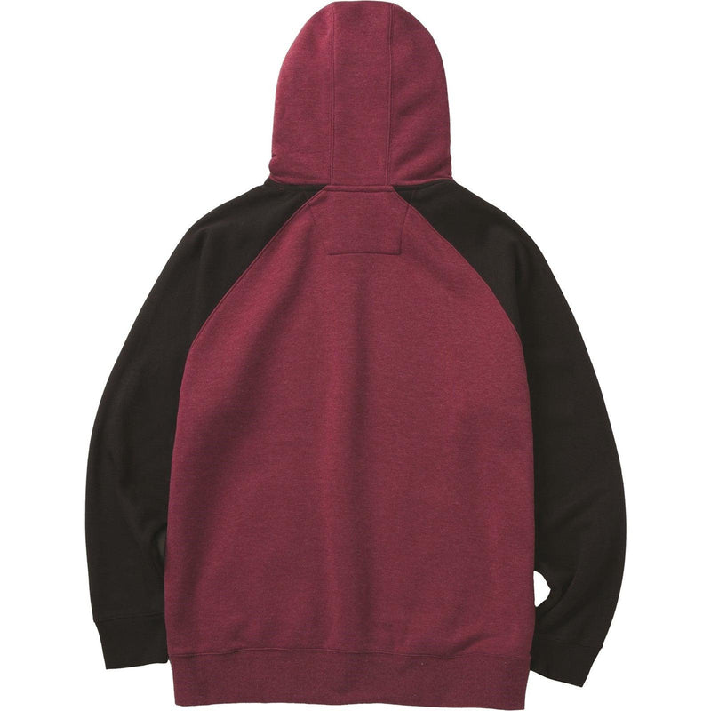 Moletom com Capuz Raglan Carmenere Vermelho