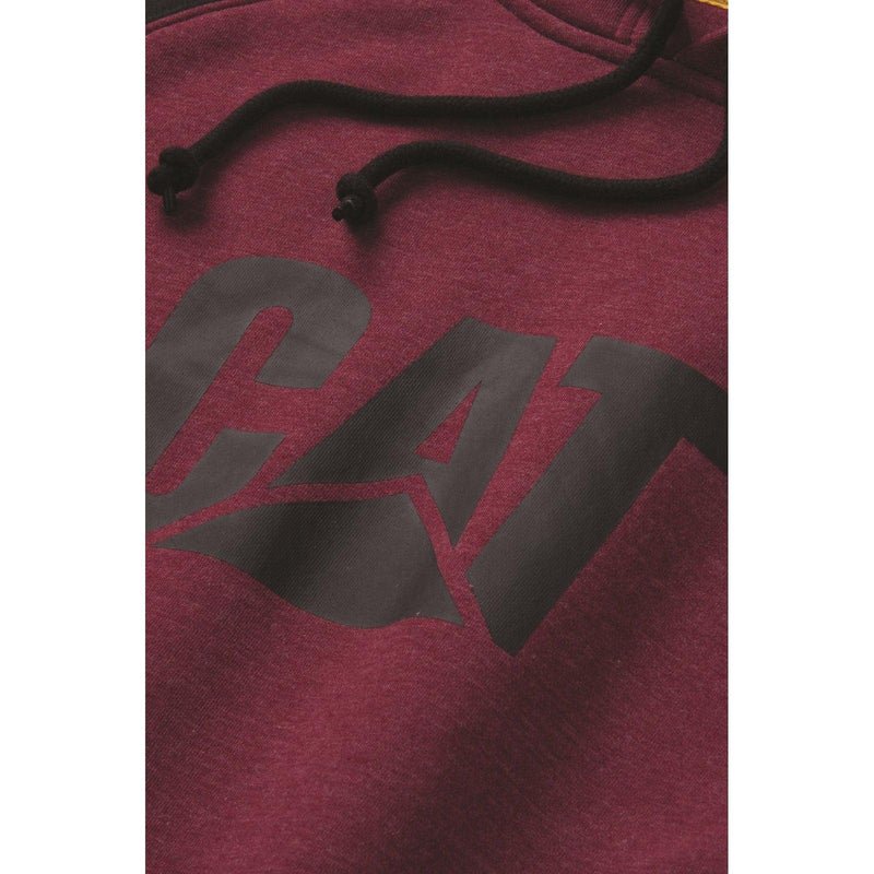 Moletom com Capuz Raglan Carmenere Vermelho