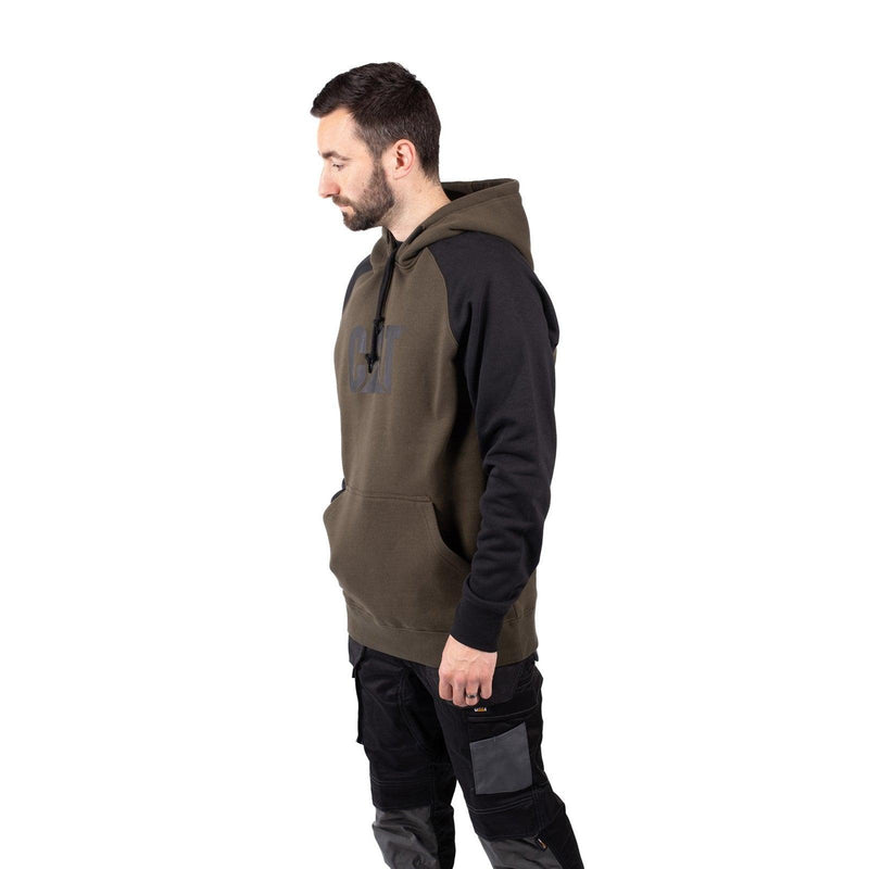 Moletom com Capuz Raglan Exército Verde Escuro