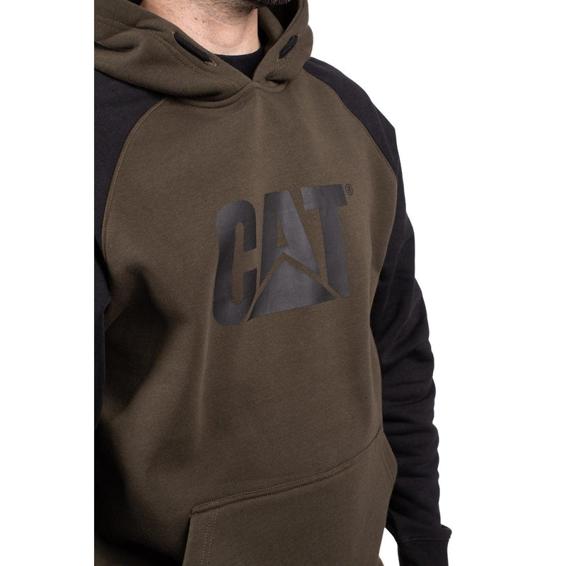 Moletom com Capuz Raglan Exército Verde Escuro