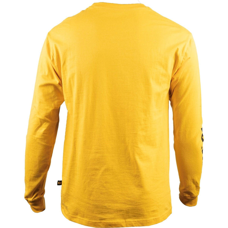 Camiseta de Manga Longa com Logo Trademark Amarela